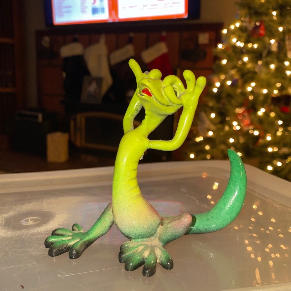 Ceramic Silly Lizard Figurine